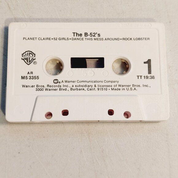 The B-52’s ~ Self Titled (cassette tape ,1972) tested and works - Picture 2 of 3